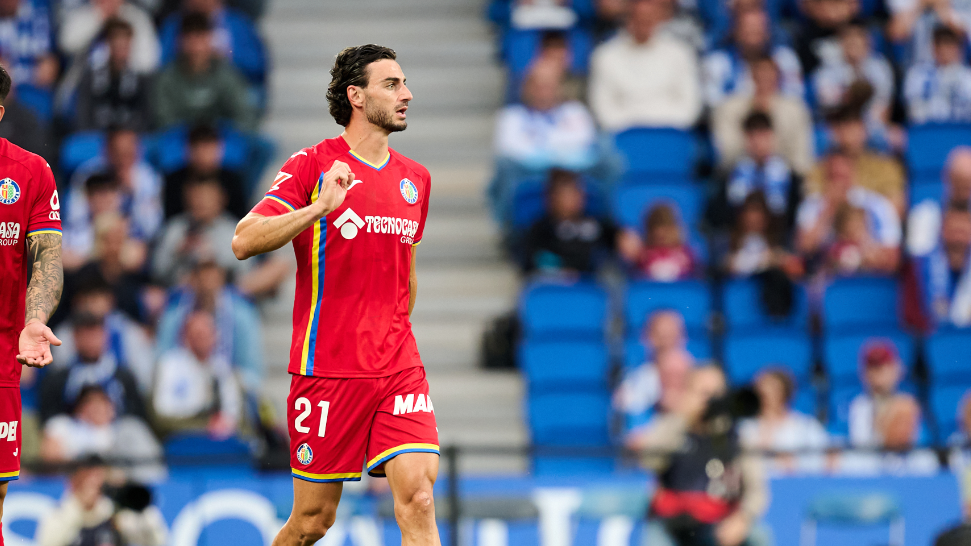 Juan Iglesias, en un partido del Getafe Juan Iglesias, en un partido del Getafe
