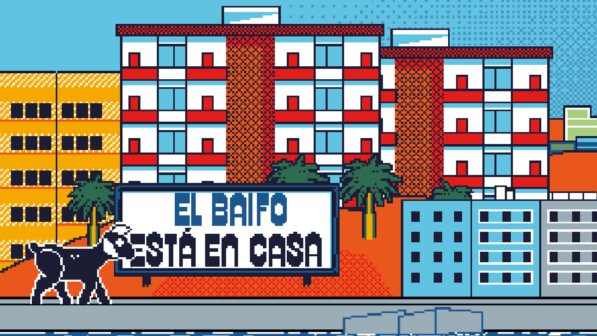 Pantallazo del videojuego creado por Quevedo para anunciar su gira