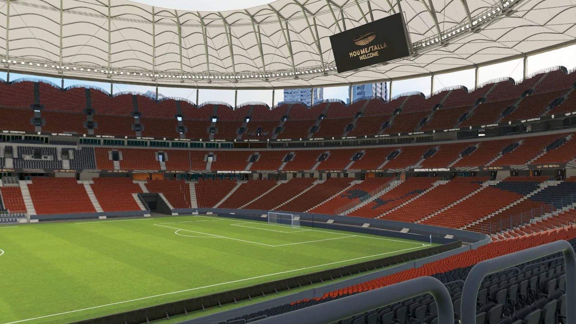 Renders del interior del Nou Mestalla