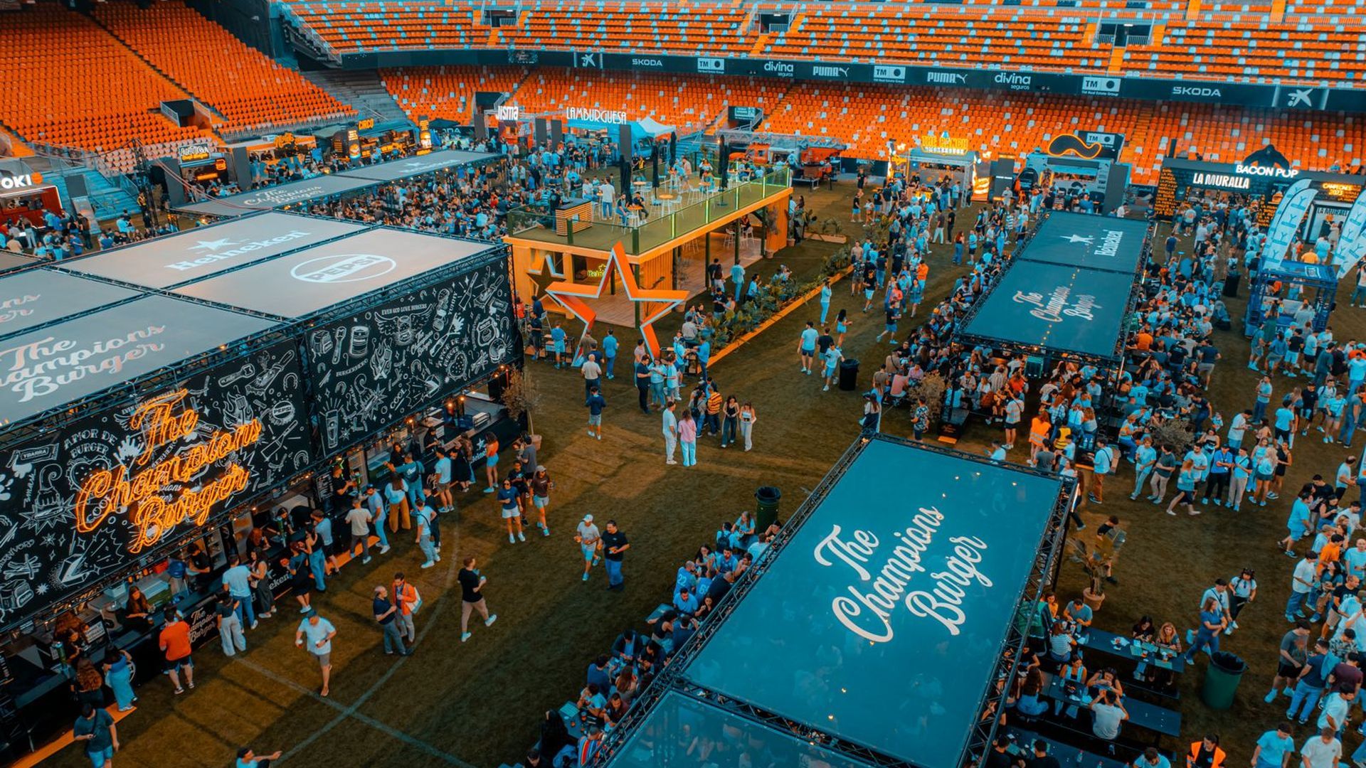 The Champions Burguer vuelve a Mestalla, dónde empezó