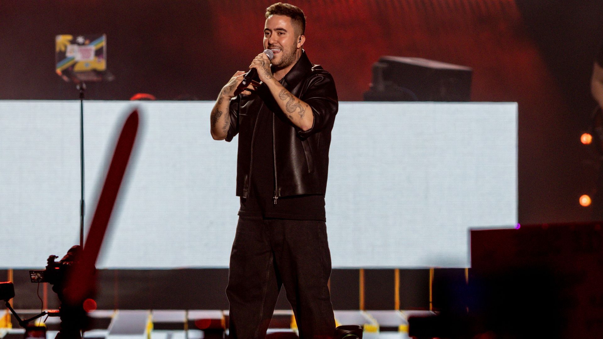 Actuación del cantante Beret en el Festival Los40 Primavera Pop Madrid 2026, en el Movistar Arena, el 10 de abril de 2026, en Madrid Actuación del cantante Beret en el Festival Los40 Primavera Pop Madrid 2026, en el Movistar Arena, el 10 de abril de 2026, en Madrid