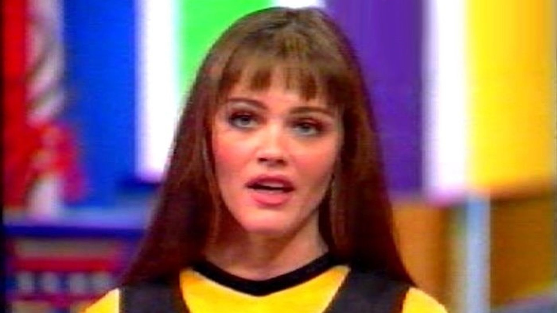 Alba Greco, exmujer de Javier Tudela padre y madre de su hijo Vicente, en una imagen durante su etapa en televisión