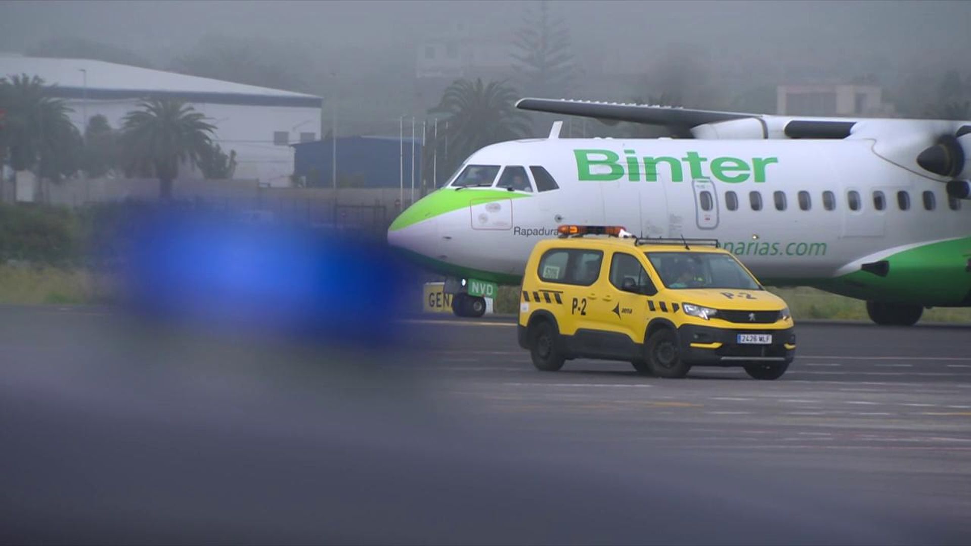 Aterriza en Tenerife el avión del pontífice