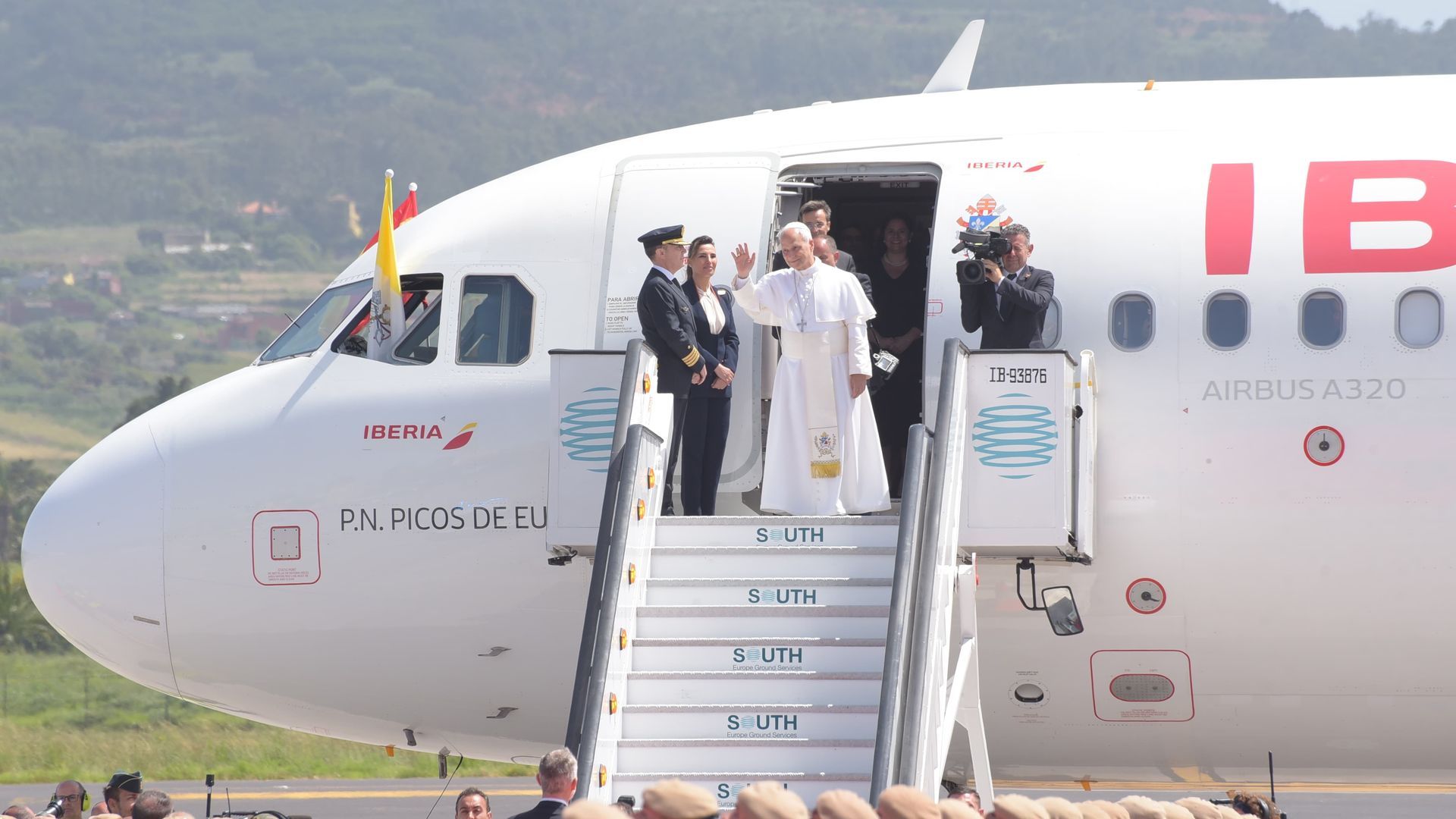 El papa en Tenerife El papa en Tenerife