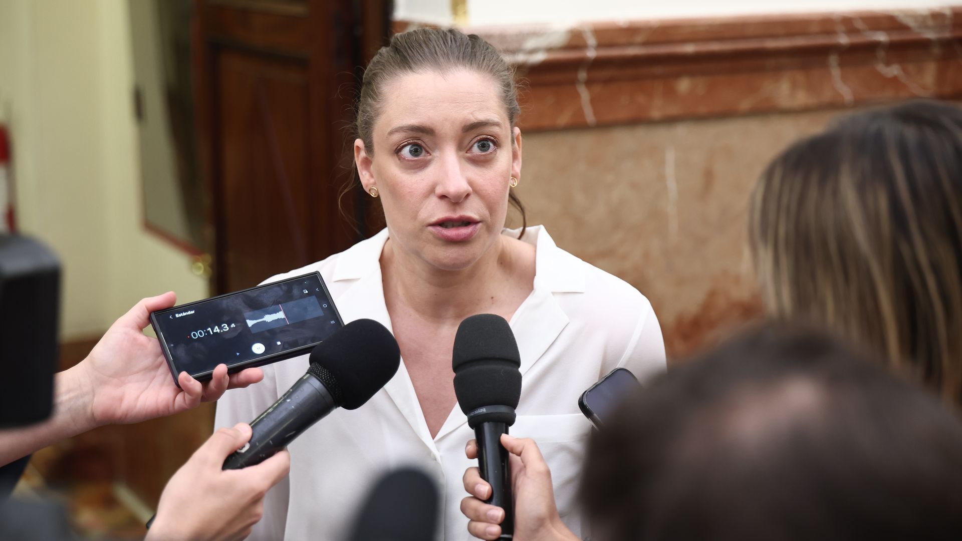 Ester Muñoz, portavoz del PP, arremete contra Zapatero y el PSOE Ester Muñoz, portavoz del PP, arremete contra Zapatero y el PSOE