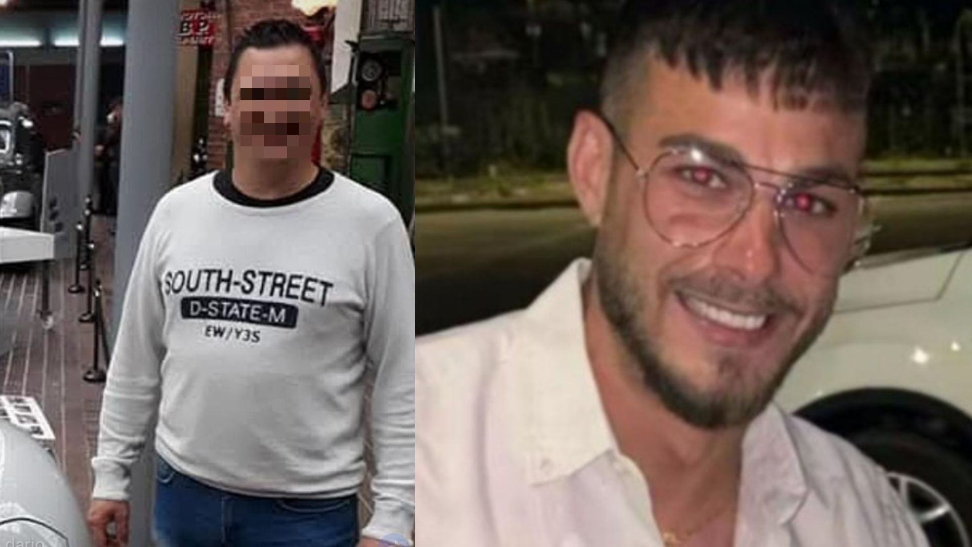 Imagen de Juanfran, el acusado del crimen de David Salazar, y del joven de 33 años asesinado
