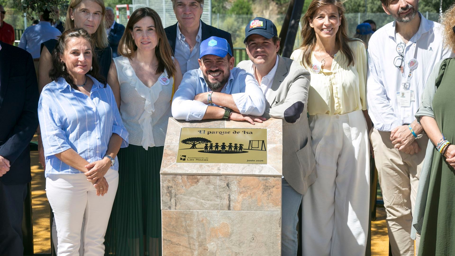 Inauguración del parque de Isa