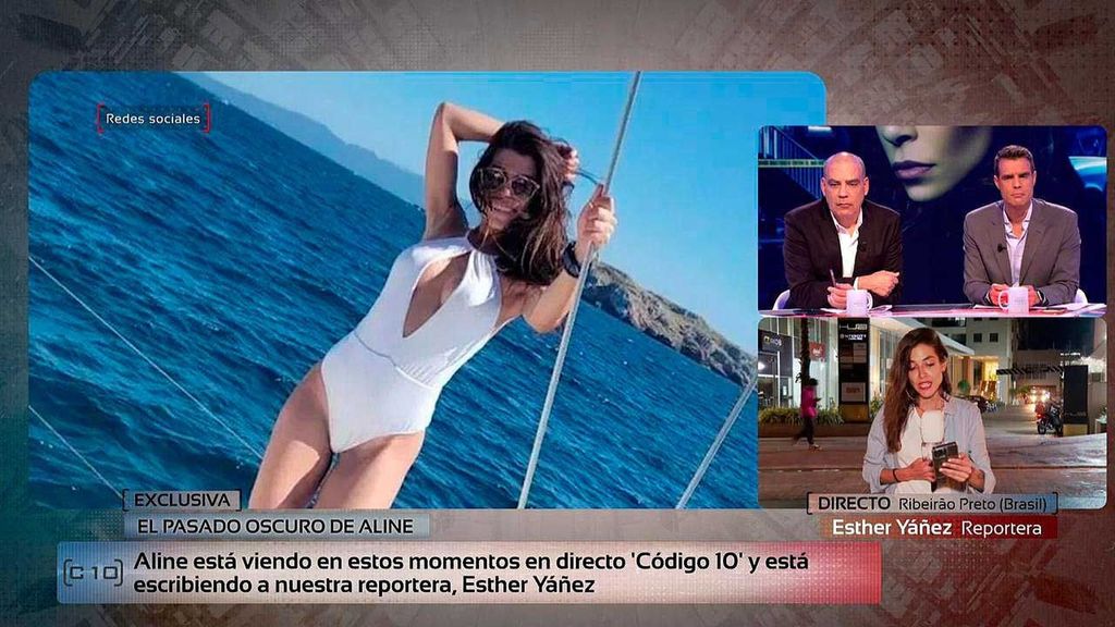 La reacción de Aline tras saberse que está en busca y captura: sus mensajes