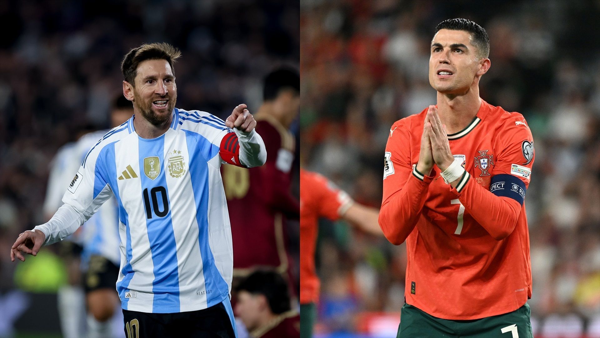 Lionel Messi y Cristiano Ronaldo Lionel Messi y Cristiano Ronaldo
