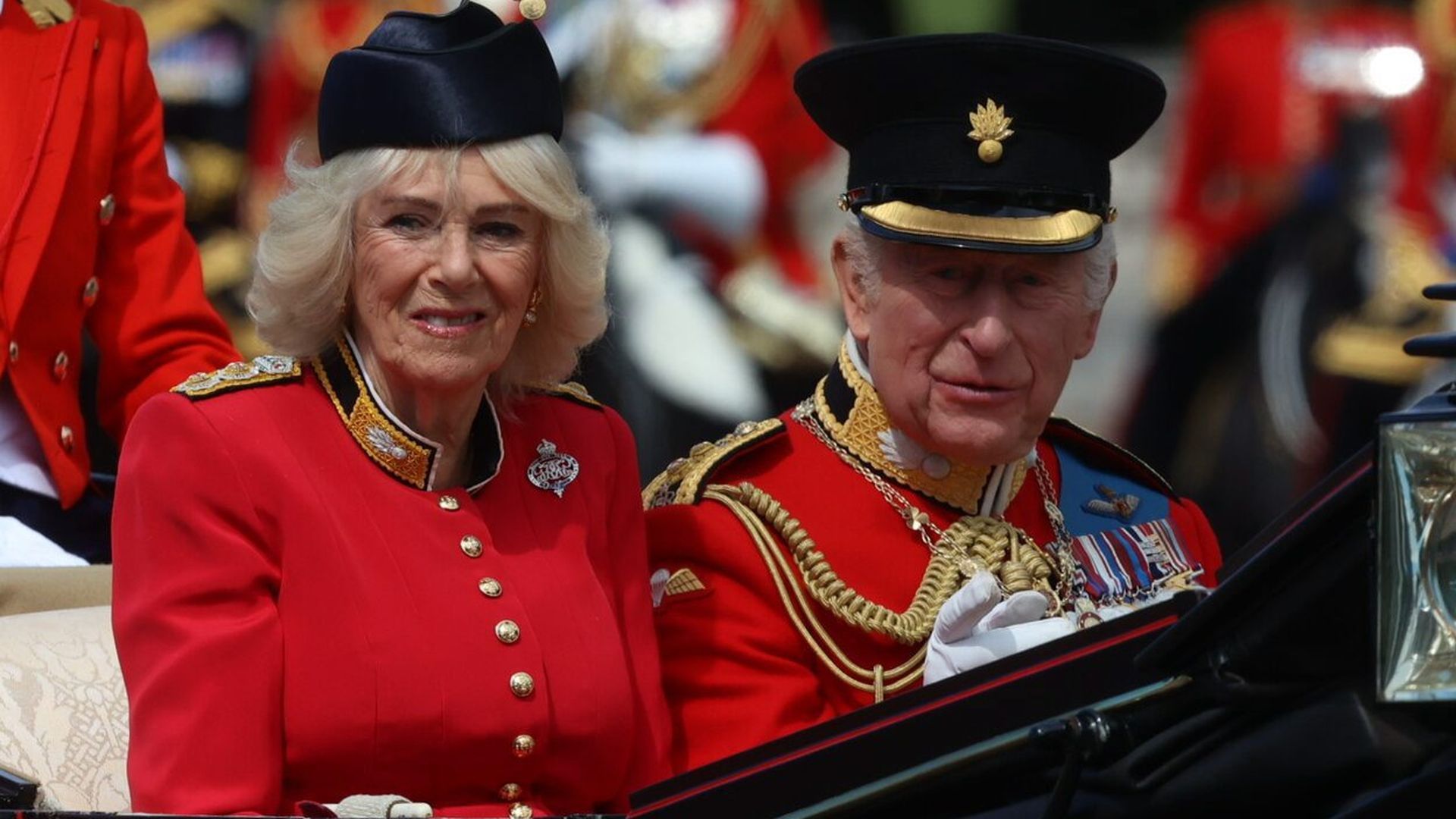 Carlos III preside el desfile Trooping the Colour