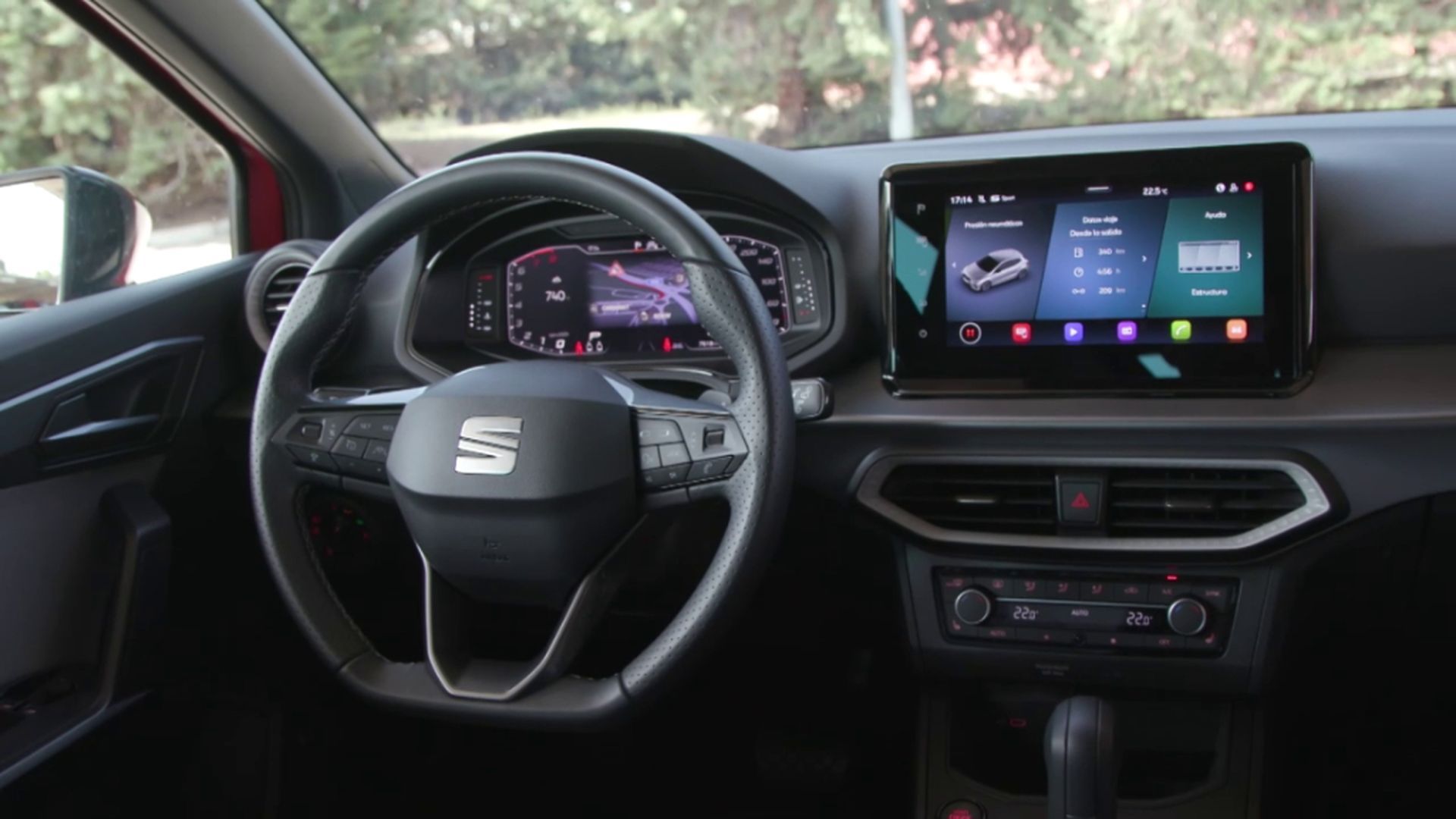 El interior del Seat Ibiza FR