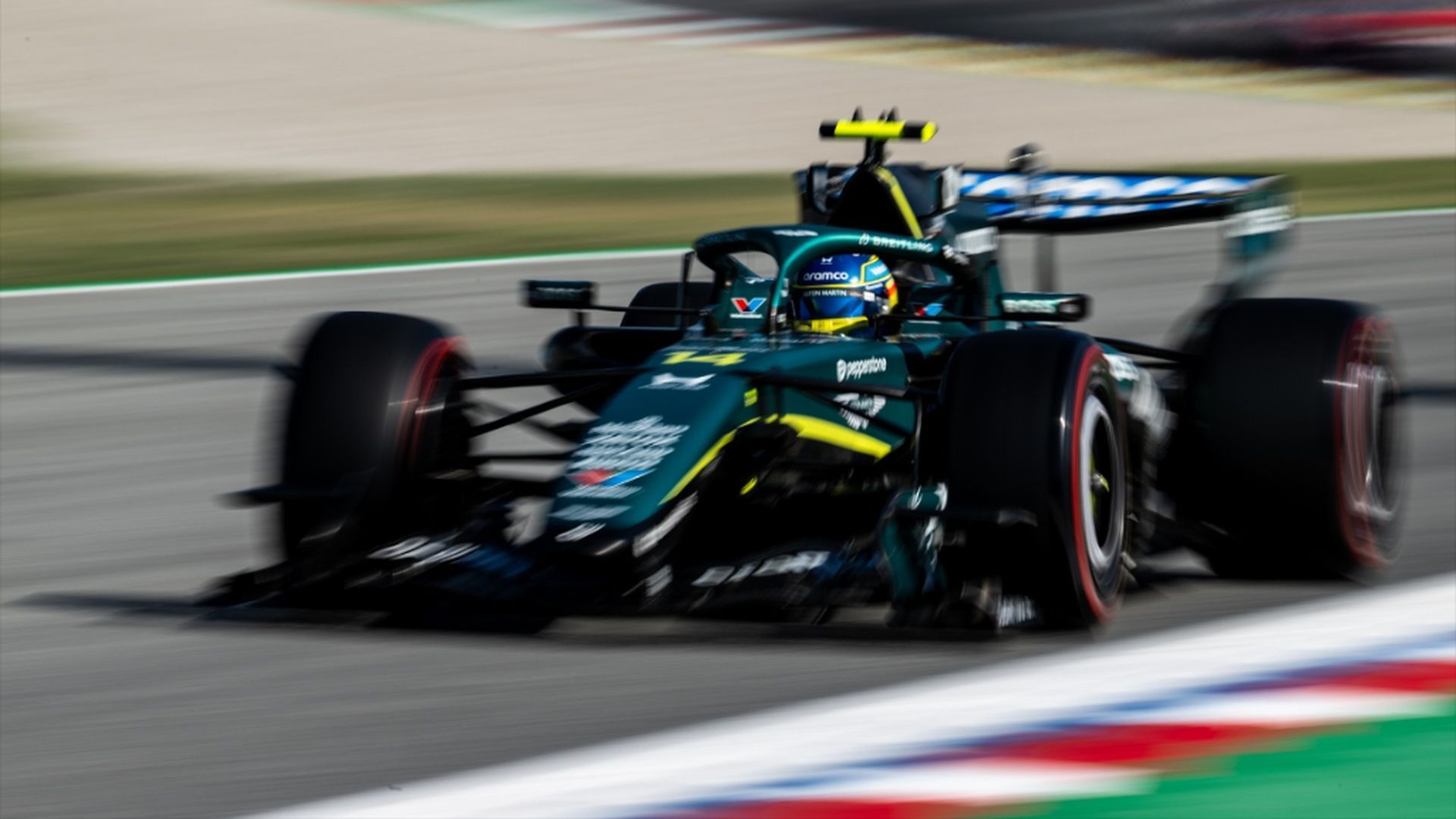 Fernando Alonso, en Montmeló