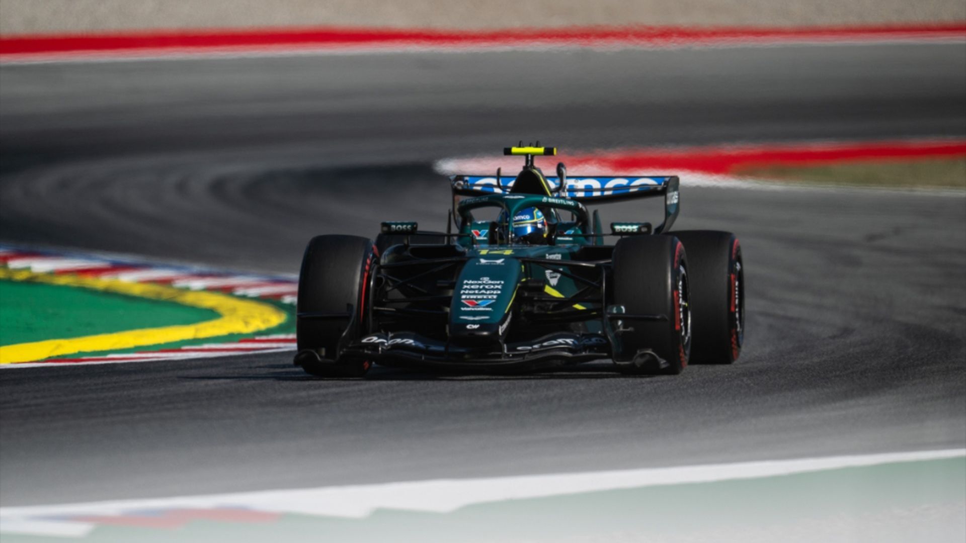 Fernando Alonso, en Montmeló