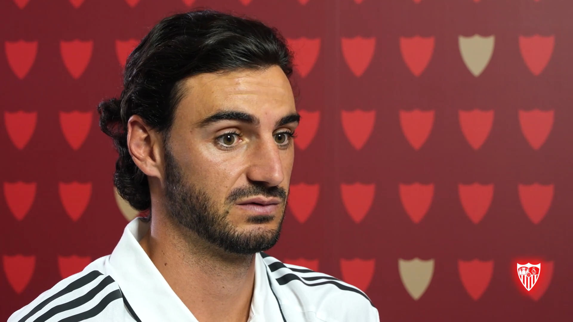 Juan Iglesias, en palabras para los medios del Sevilla