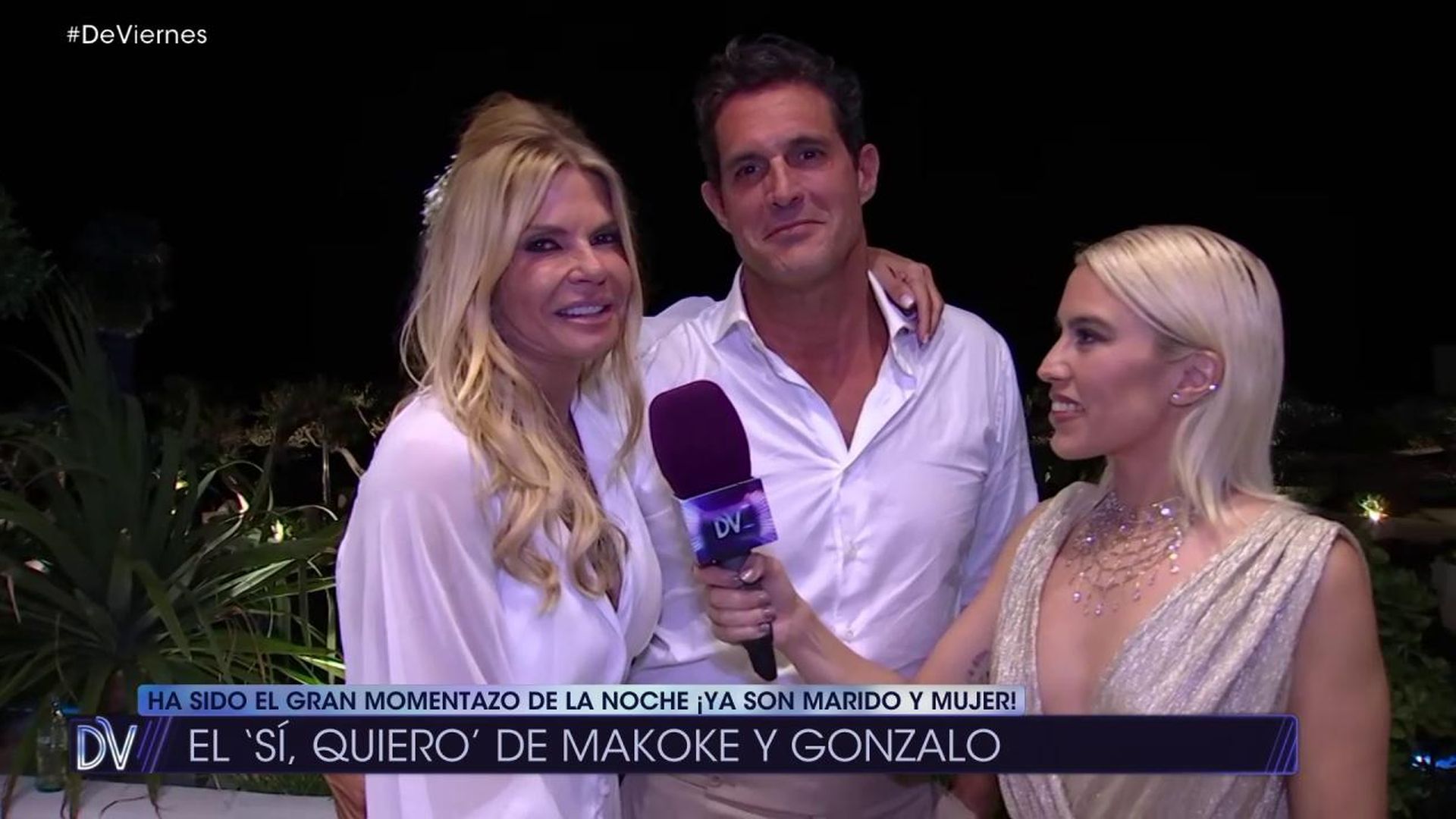 Makoke y Gonzalo, en su boda