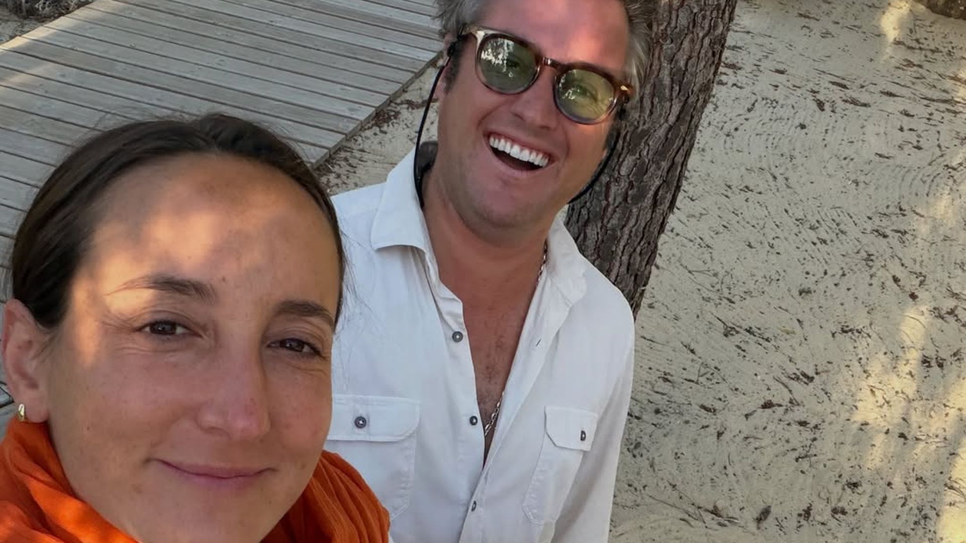 Álvaro López Huerta y Lucía Pombo, en una imagen de redes sociales Álvaro López Huerta y Lucía Pombo, en una imagen de redes sociales