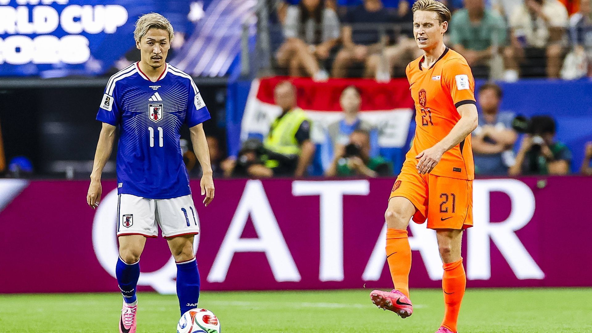 De Jong, en el Países Bajos-Japón