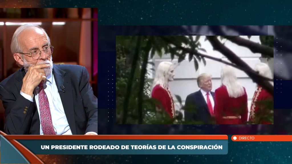 Enrique de Vicente, sobre Trump tras su imagen viral con una "extraña visita": "Quiere ser quien revele la presencia extraterrestre" Horizonte Temporada 6 Especial Trump Top Vídeos 612