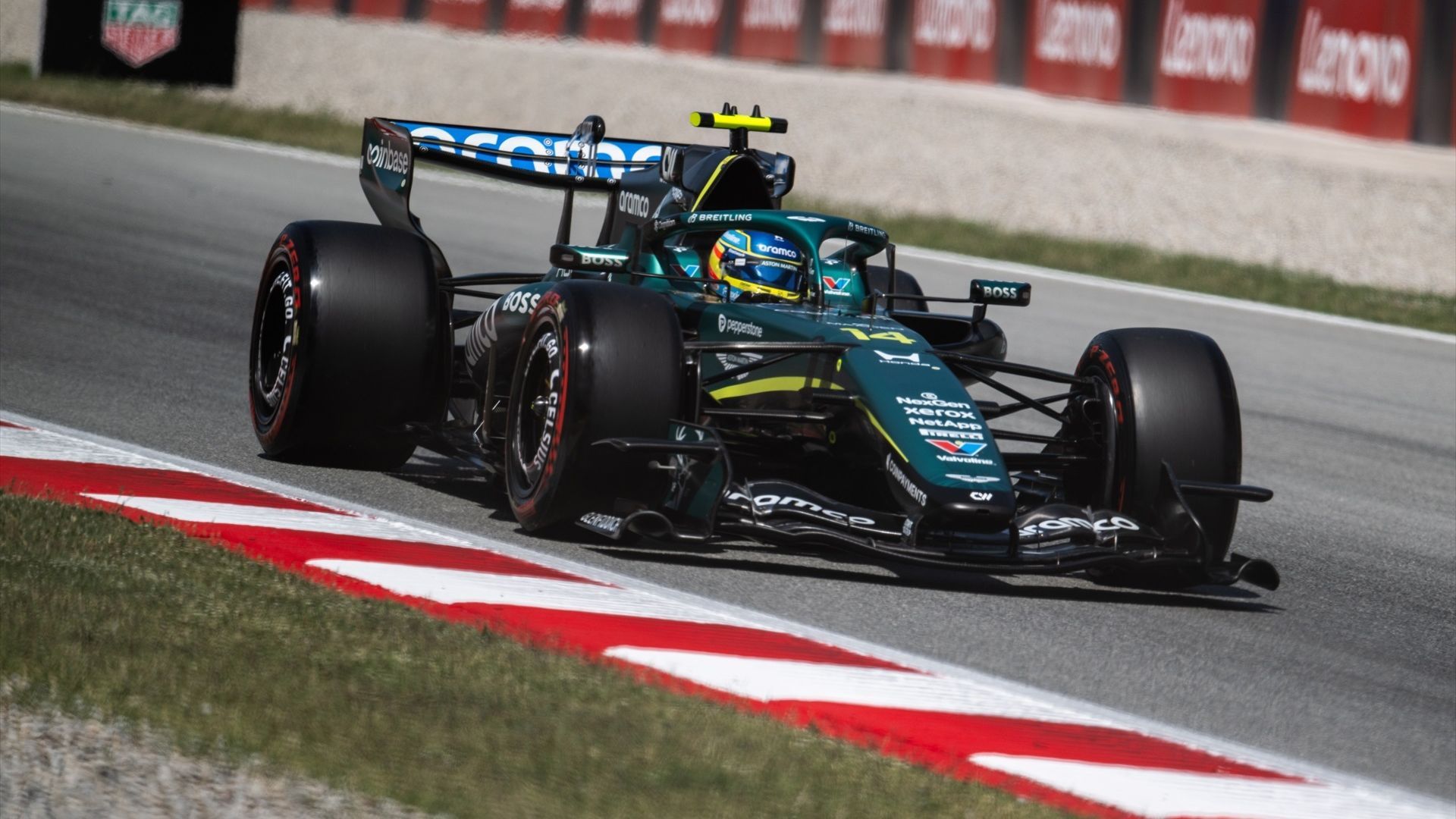 Fernando Alonso, en Montmeló
