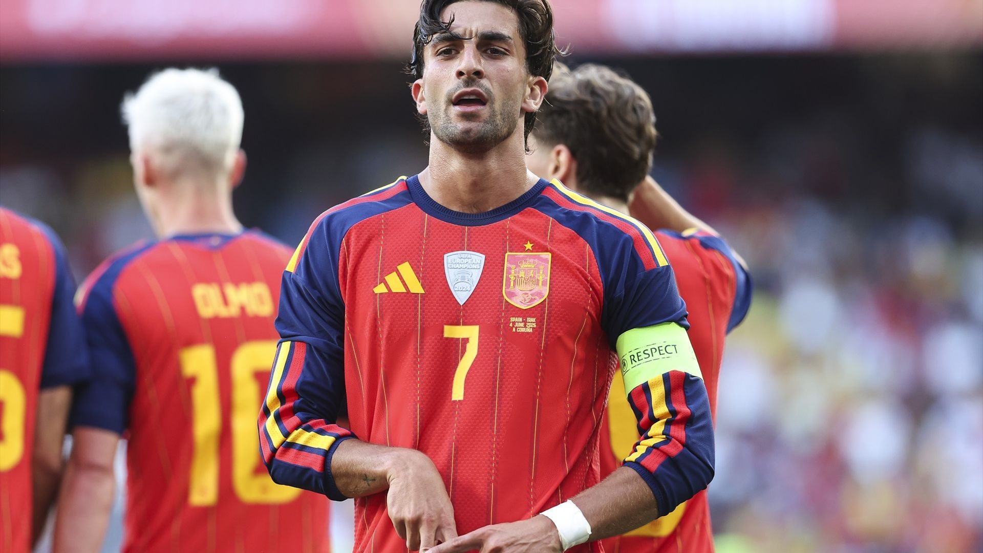 Ferran Torres, en un partido con la selección Ferran Torres, en un partido con la selección