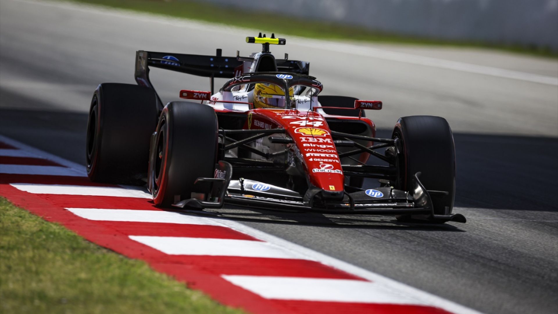 Lewis Hamilton, en Montmeló Lewis Hamilton, en Montmeló
