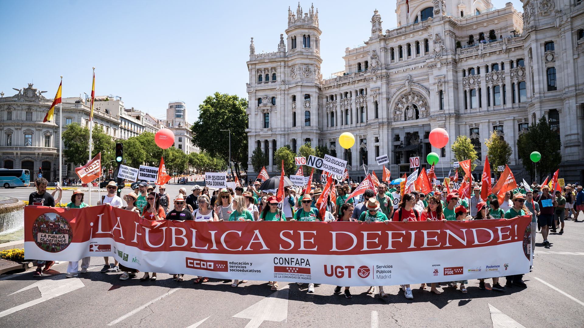 Manifestación por la educación pública en Madrid Manifestación por la educación pública en Madrid