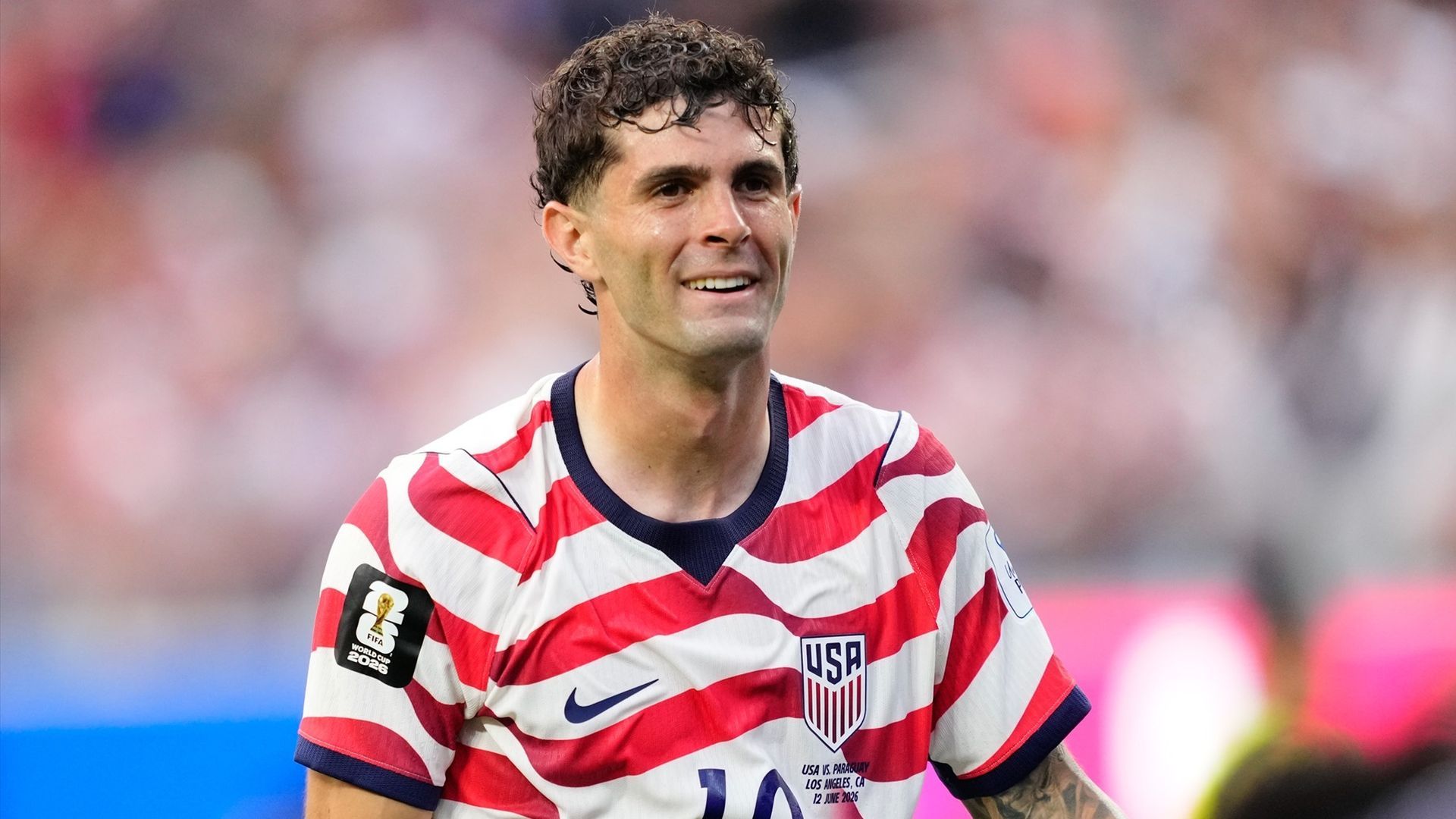 Christian Pulisic durante el primer partido de Estados Unidos en el Mundial 2026 Christian Pulisic durante el primer partido de Estados Unidos en el Mundial 2026