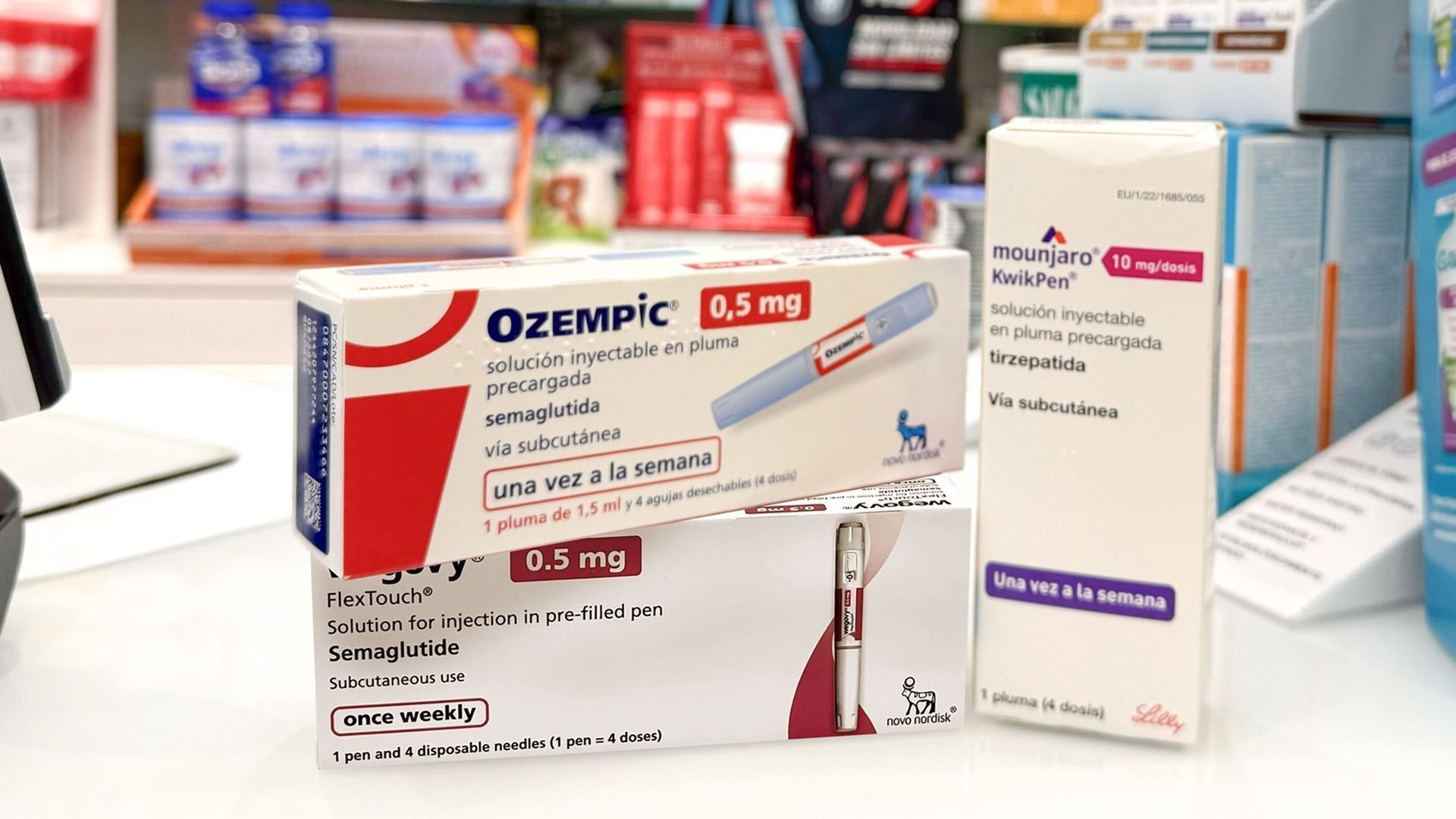 Fármacos GLP-1 en farmacias españolas (foto de archivo)