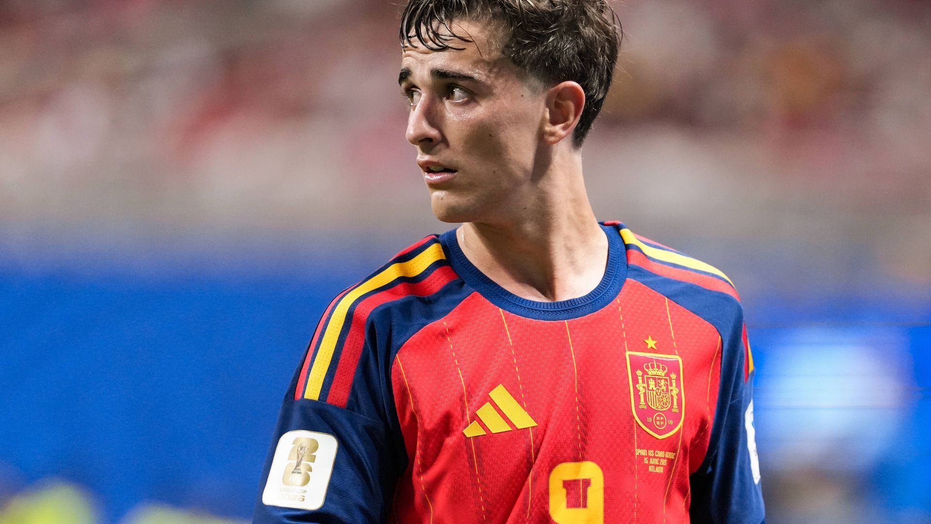 Gavi, en el partido ante Cabo Verde