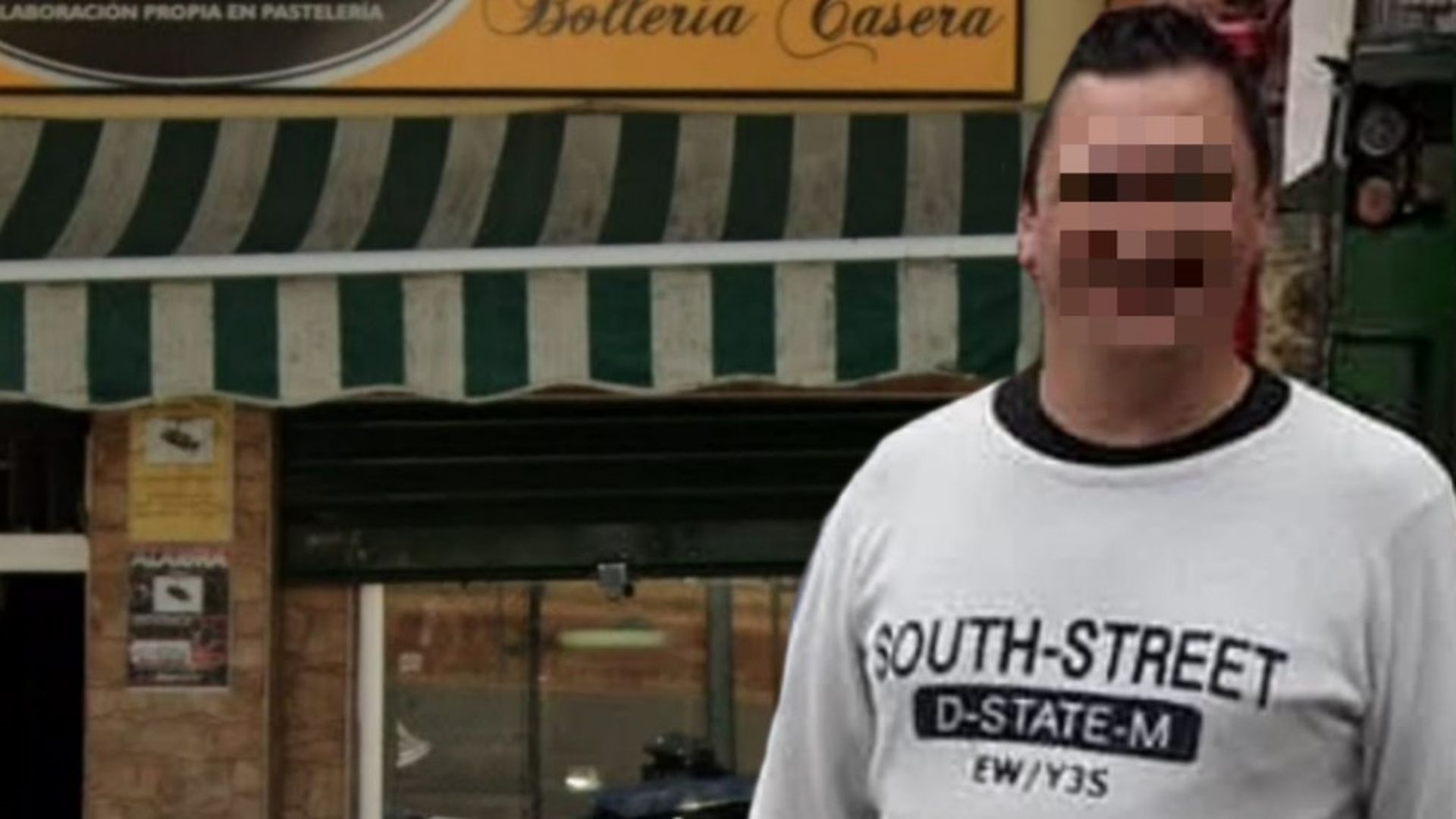 La tienda de Horno Extremeño en la que ocurrieron los hechos y Juanfran, el acusado del crimen de David Salazar y denunciado por la compañía La tienda de Horno Extremeño en la que ocurrieron los hechos y Juanfran, el acusado del crimen de David Salazar y denunciado por la compañía