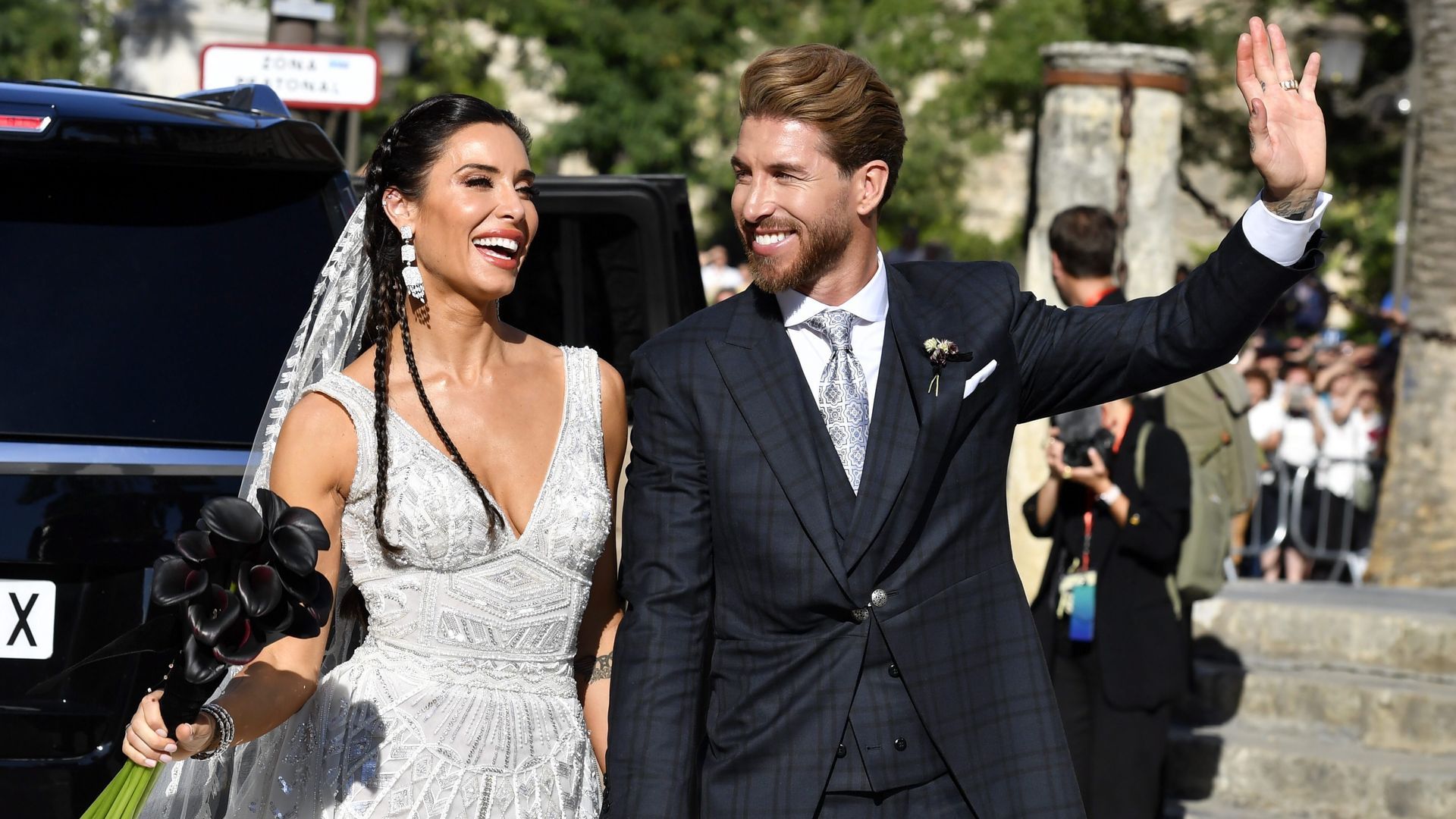 Los novios se casaron en la Catedral de Sevilla ante 400 invitados.