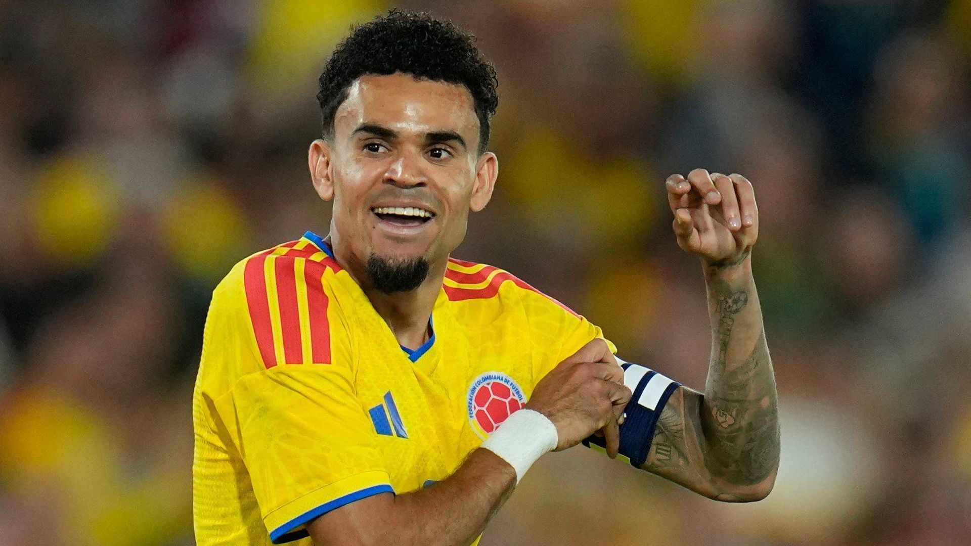 Luis Díaz durante un partido amistoso con Colombia Luis Díaz durante un partido amistoso con Colombia