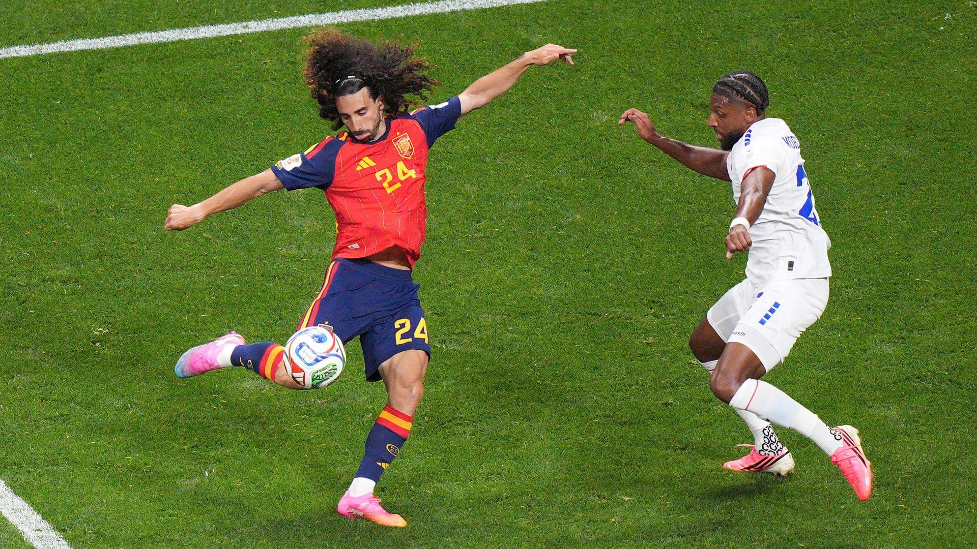 Marc Cucurella, en el España-Cabo Verde del Mundial 2026 Marc Cucurella, en el España-Cabo Verde del Mundial 2026