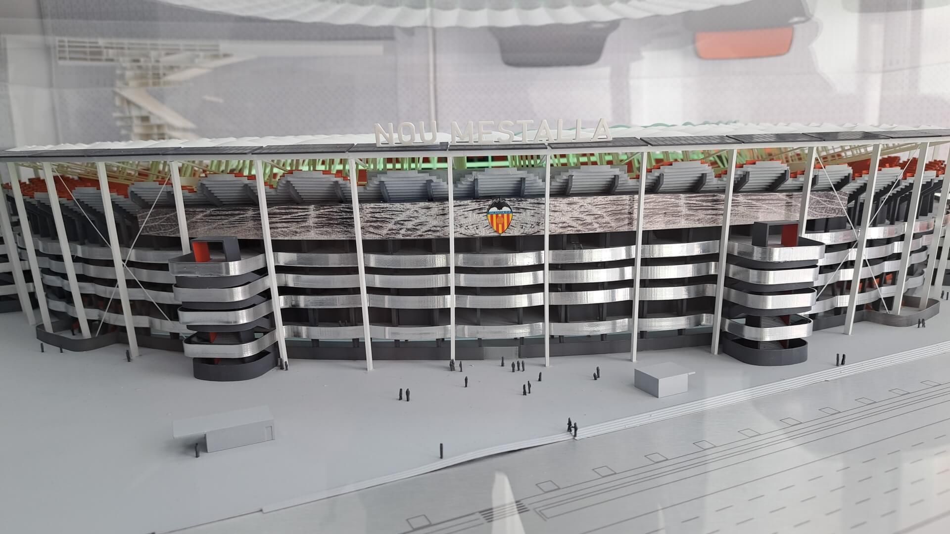 Nou Mestalla en 2025: maqueta