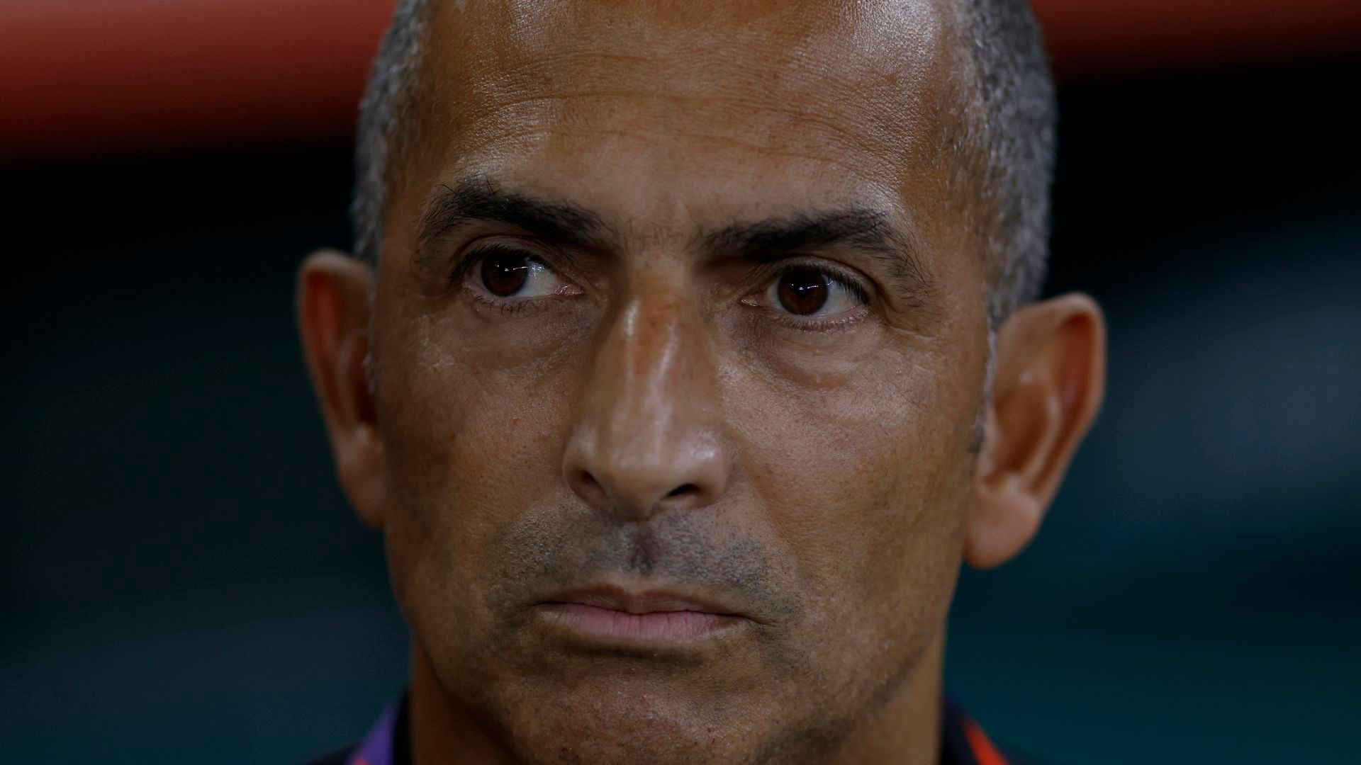 Sabri Lamouchi, en un partido de Túnez