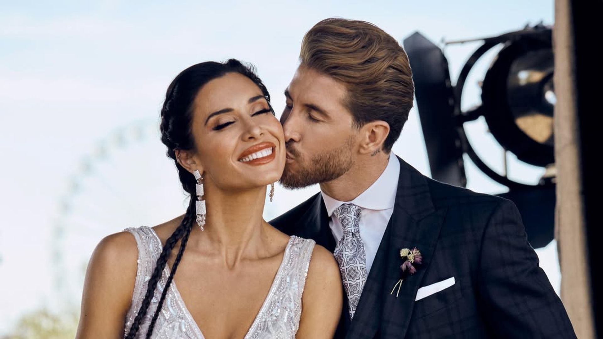 Sergio Ramos y Pilar Rubio, en una imagen de su boda