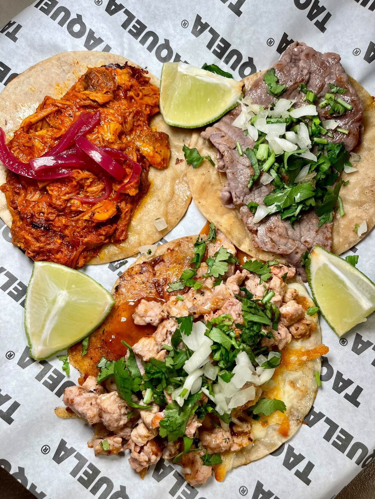 Algunos de los tacos que te esperan dentro del Mercado de Barceló