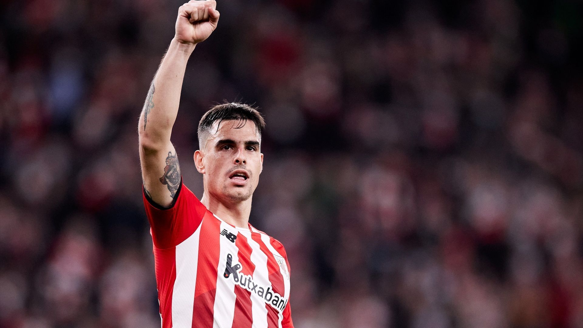 Dani García, en un partido con el Athletic
