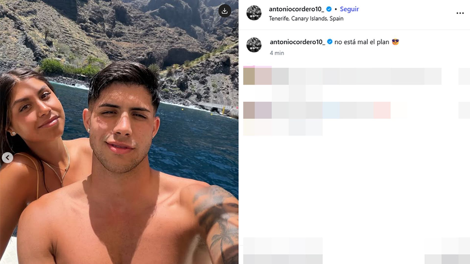 Daniela Sánchez y Antoñito confirman su relación