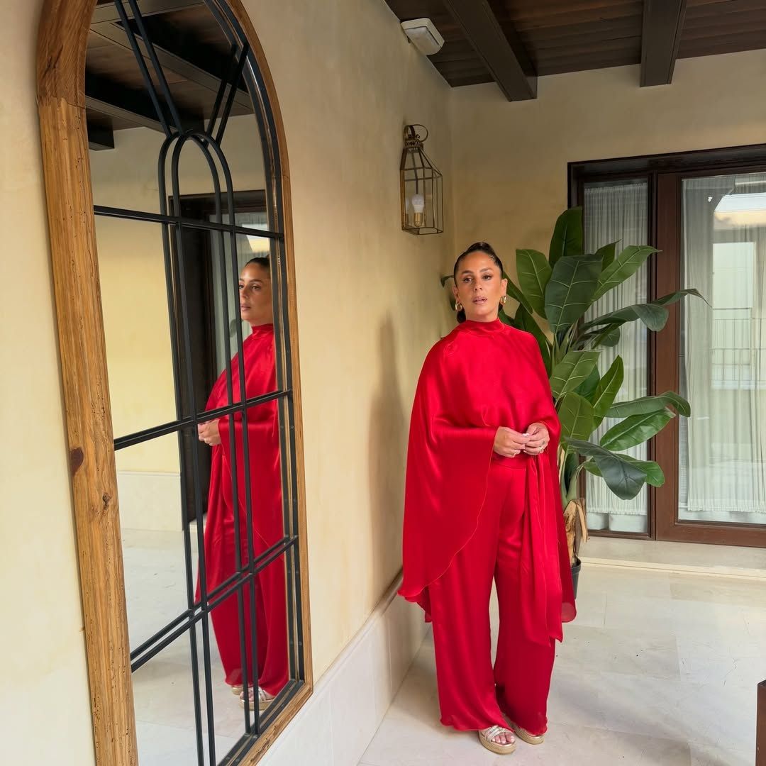 El look de Anabel Pantoja como invitada de un bautizo