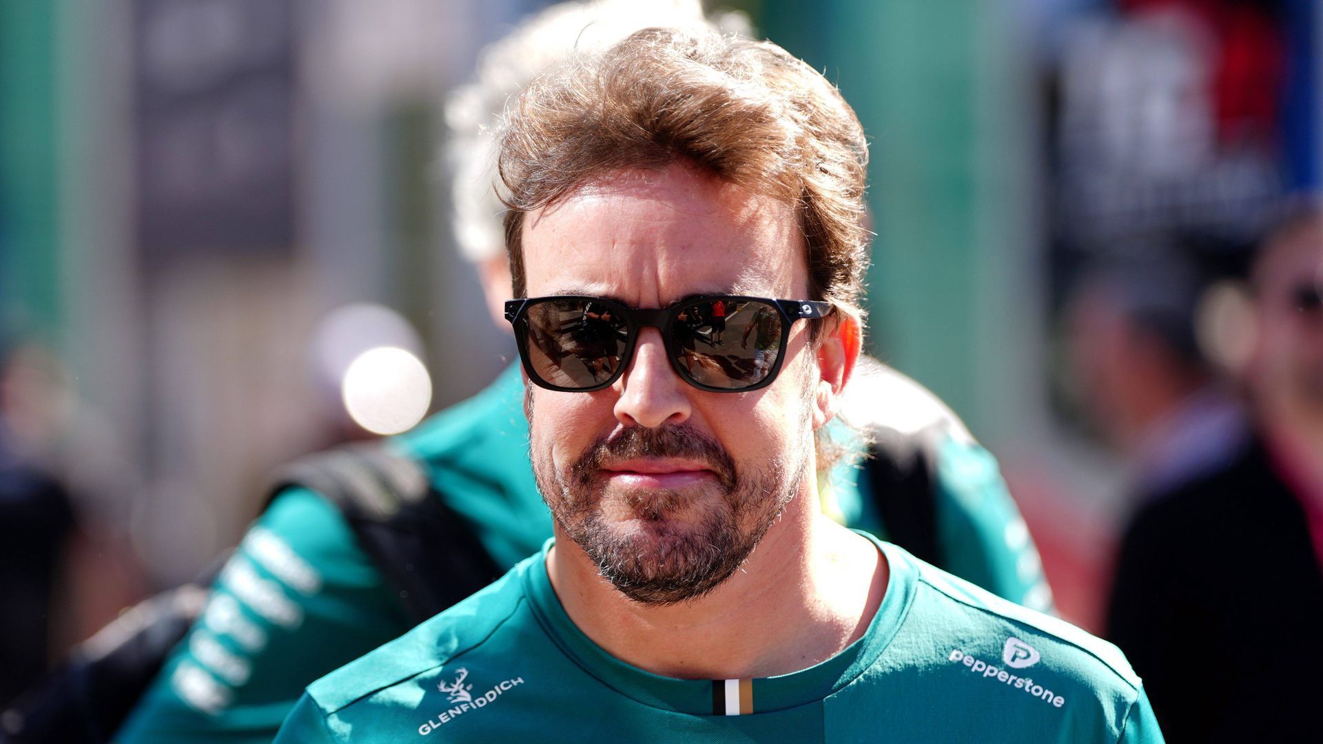 Fernando Alonso entrando al paddock del Gran Premio de Cataluña de esta temporada Fernando Alonso entrando al paddock del Gran Premio de Cataluña de esta temporada