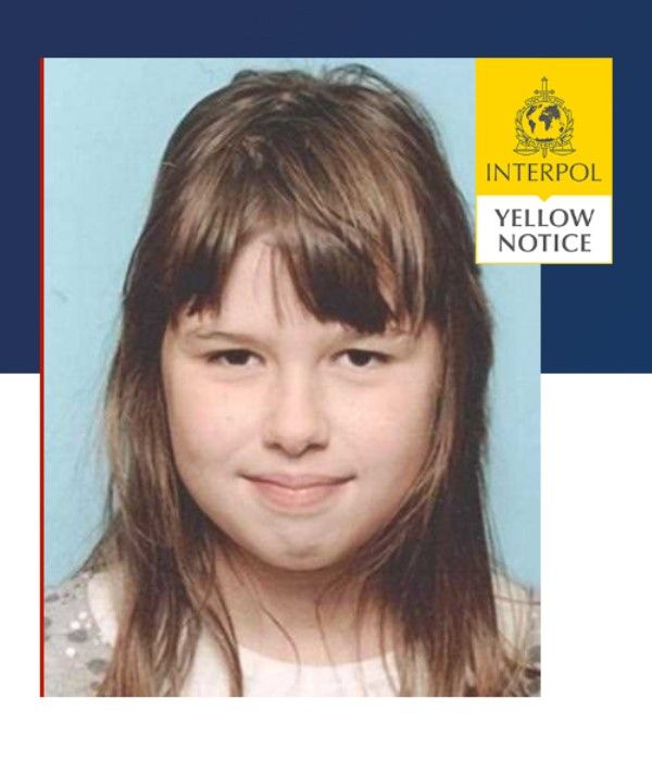 Imagen de Julija difundida por Interpol
