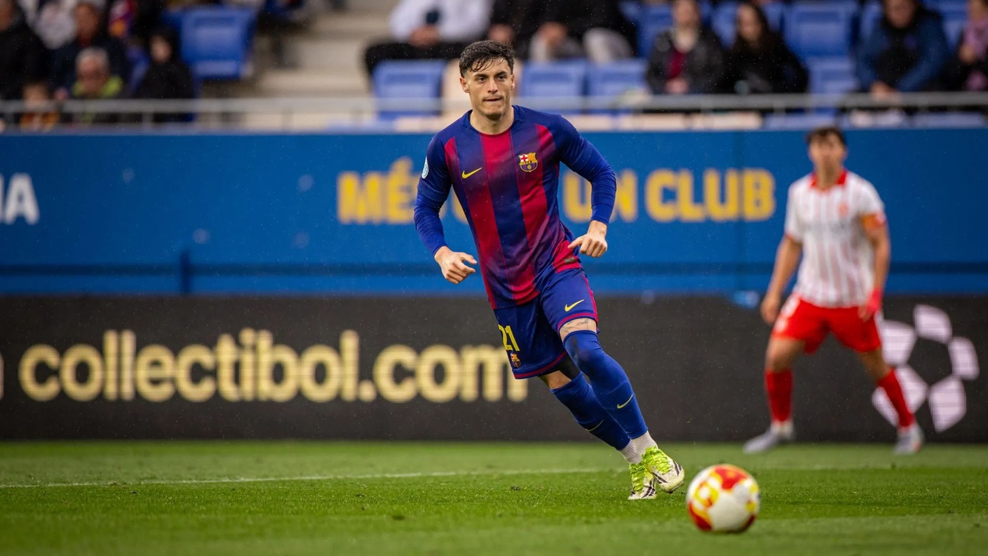 Joaquín Delgado, en el Barça Atlétic Joaquín Delgado, en el Barça Atlétic
