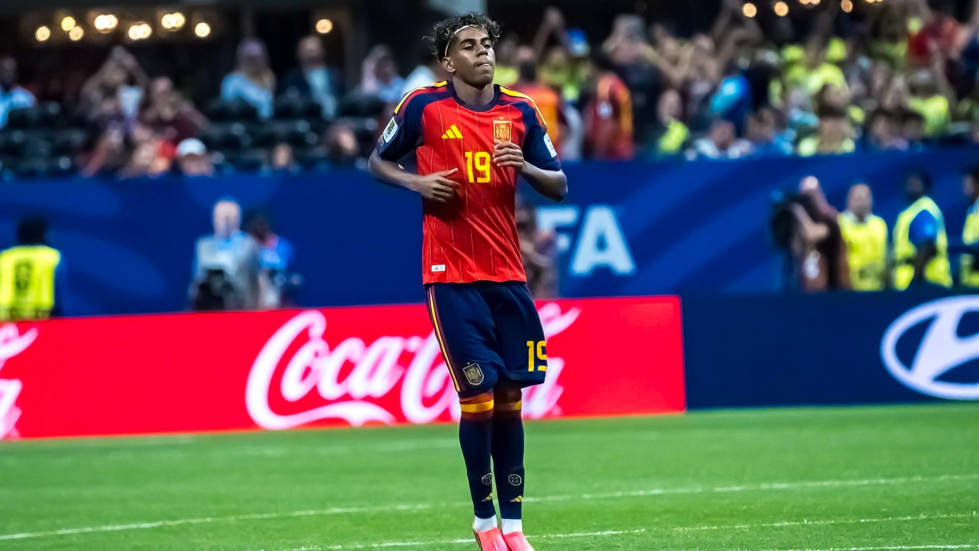 Lamine Yamal, durante el España - Cabo Verde. Lamine Yamal, durante el España - Cabo Verde.