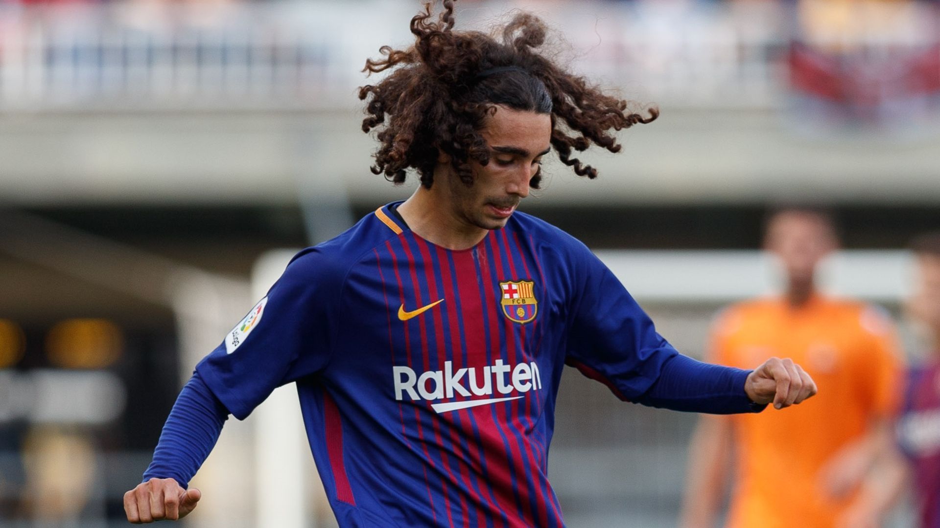 Marc Cucurella en el Barcelona B en la temporada 17/18 Marc Cucurella en el Barcelona B en la temporada 17/18