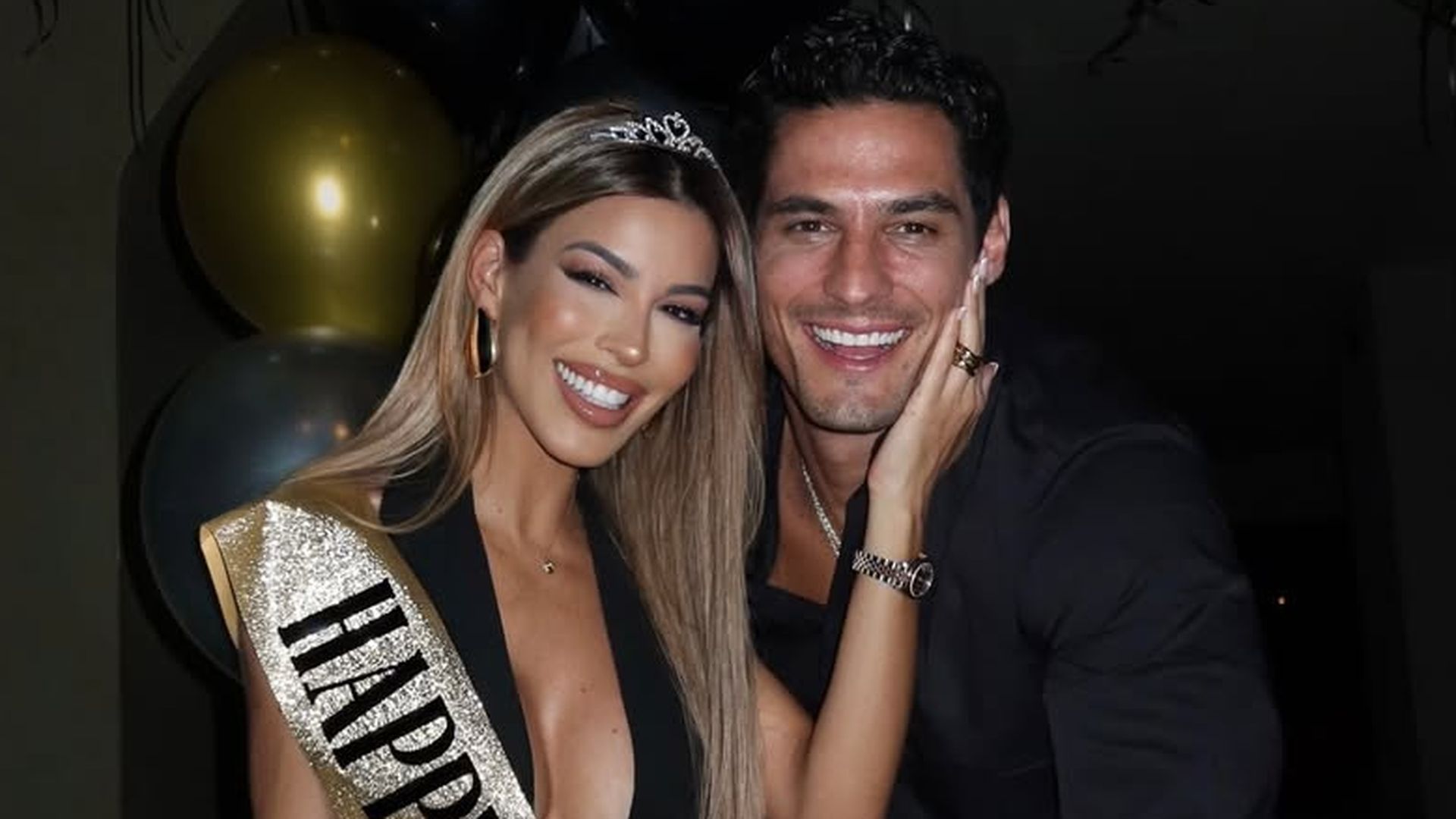 Oriana Marzoli y Facundo Gonzalez, en una imagen de instagram