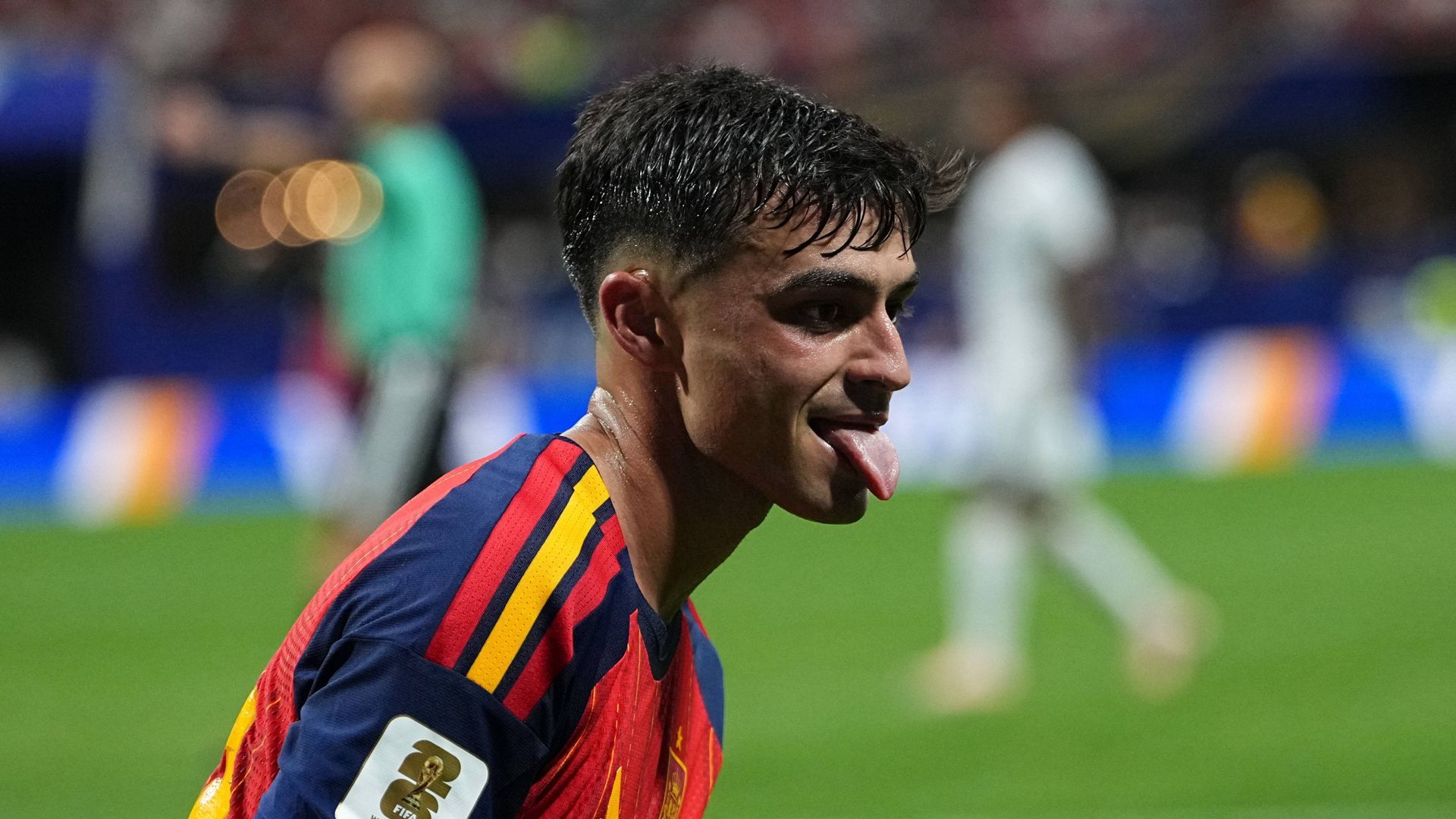 Pedri, en el partido ante Cabo Verde Pedri, en el partido ante Cabo Verde