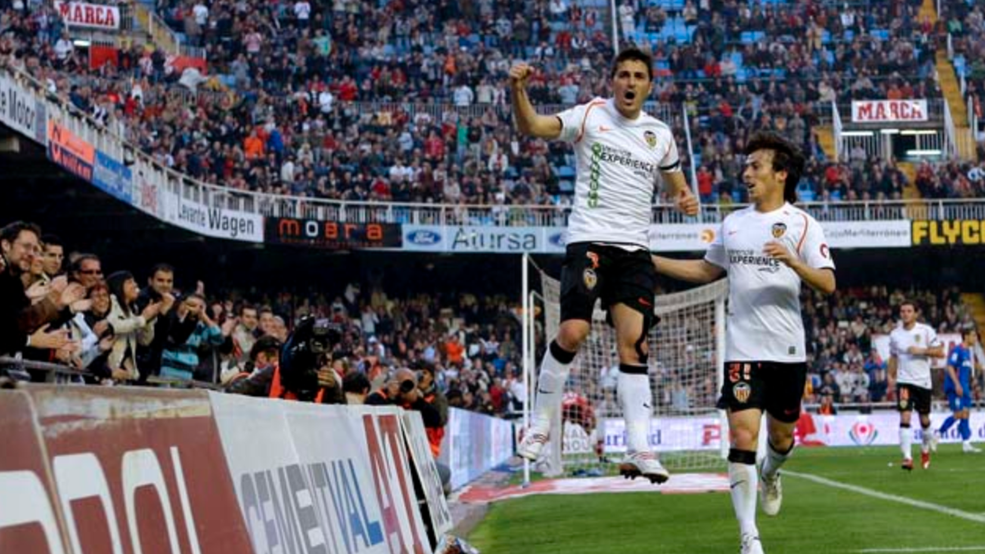 David Villa y David Silva