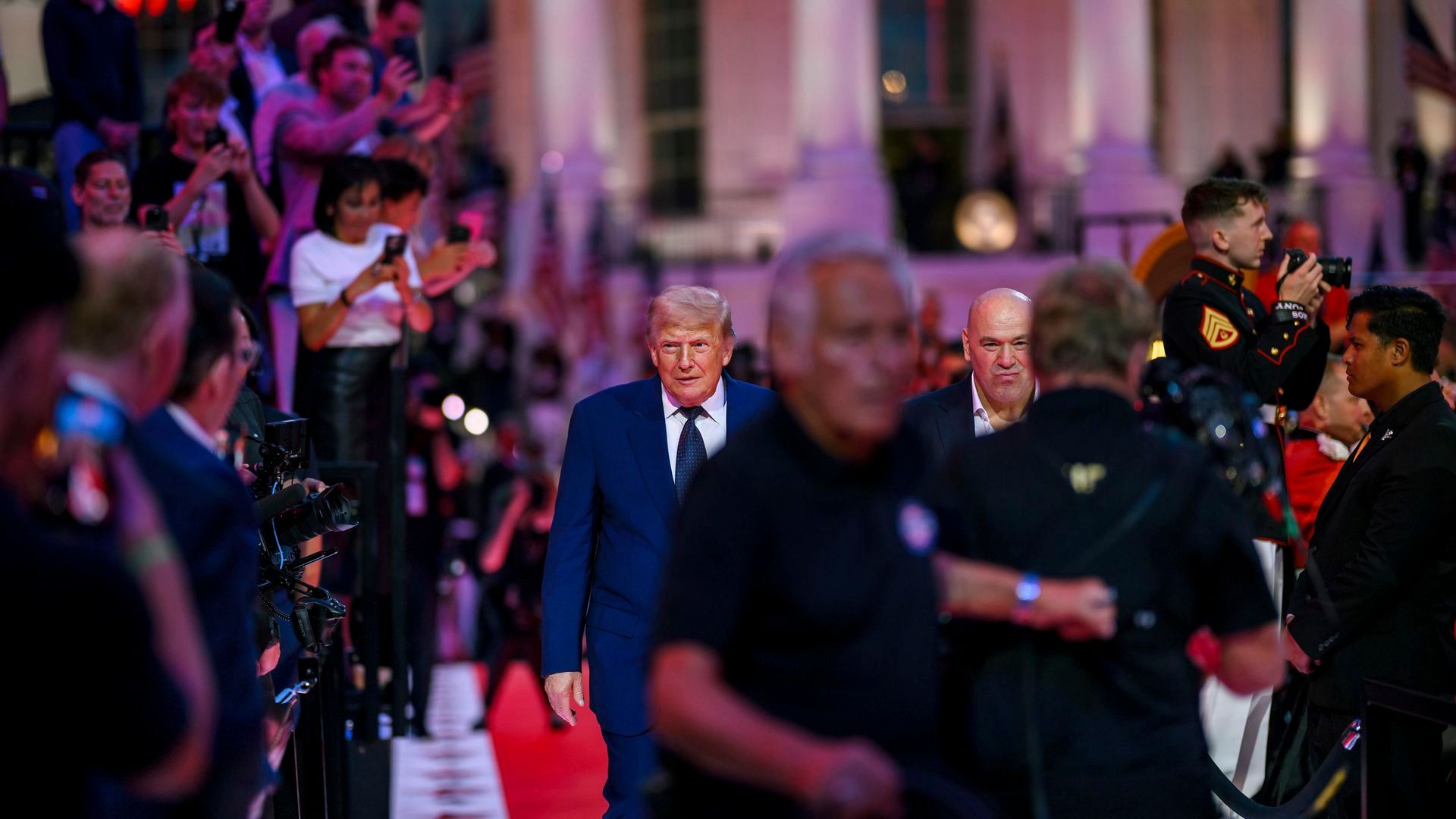 Donald Trump en el evento de la UFC en la Casa Blanca Donald Trump en el evento de la UFC en la Casa Blanca