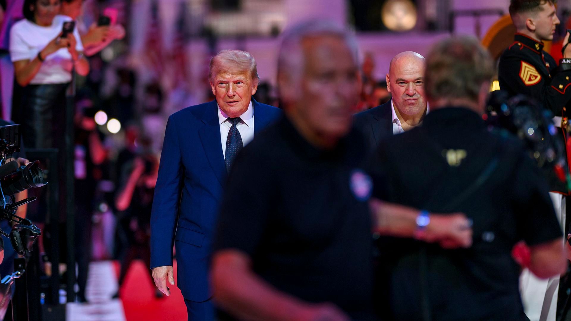 Donald Trump en el evento de la UFC en la Casa Blanca Donald Trump en el evento de la UFC en la Casa Blanca